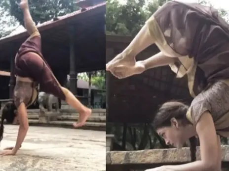 Backflips In A Saree
