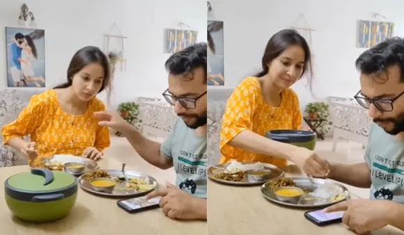 Woman Giving Up Food For Husband