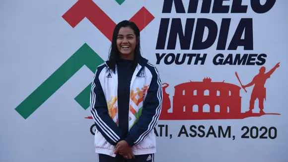 Assam Swimmer Shivangi Sarma in Khelo India Youth Games