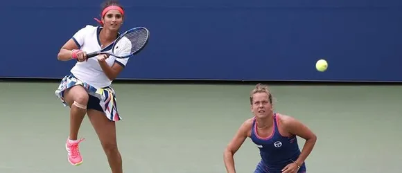Sania Mirza and her Czech partner Barbora Strycova