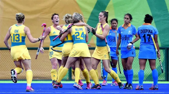 Women's hockey team at Olympics