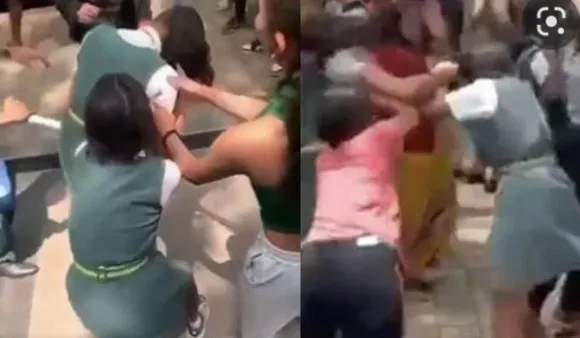 Bengaluru School Girls Fight, Why Did School Girls Start Fighting On A Street In Bengaluru?