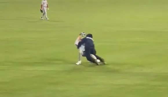Proposal Goes Wrong During Baseball Game