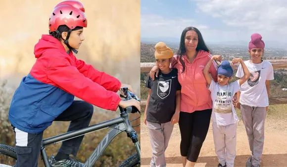 Sikh Woman Designs Helmets