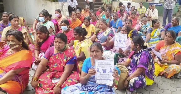 Coimbatore Sanitary Workers Strike