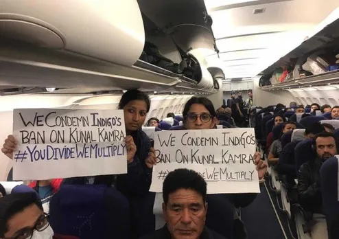 indigo flight protest