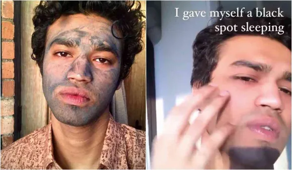 who is babil khan ,babil khan face mask, babil khan instagram post