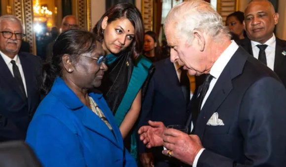 droupadi murmu meets king charles III
