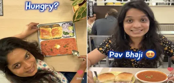 Woman's Pav Bhaji Painting, Woman Pav Bhaji Painting, Viral Video,