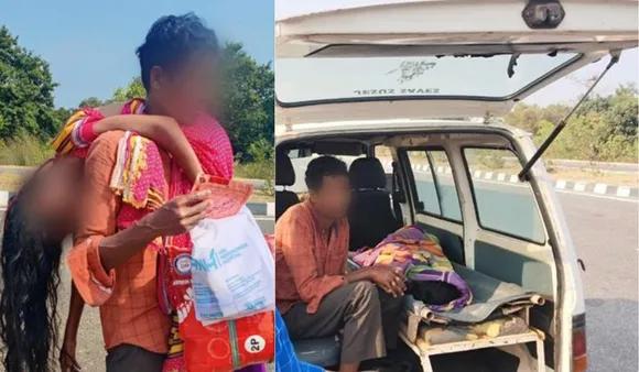 Odisha Man Carries Body Of Wife