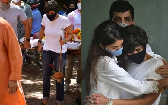 mandira bedi funeral trolling, mandira bedi trolled, husband funeral, Mandira Bedi Last Rites