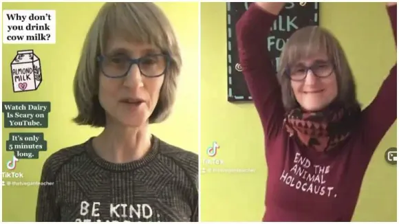 vegan teacher banned from tiktok