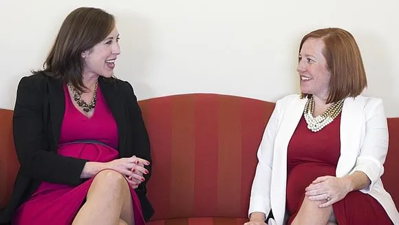 Two top women working in the White House are pregnant and loving it   
