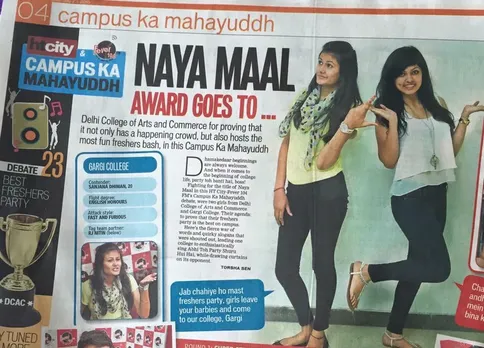 HT Calls Women Maal, So Should we call it Junk Food Wrapping Paper?