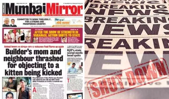 mumbai mirror shutdown