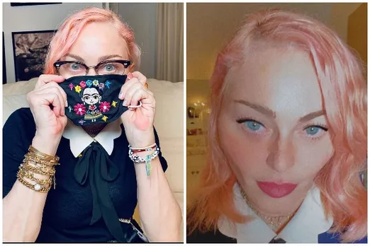 madonna pink hair