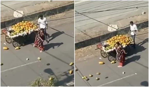 Gauahar Khan Slams The Bhopal Woman, Woman Throws Vendor's Fruits