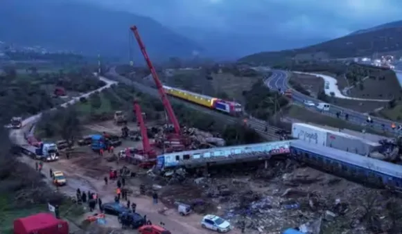 Train Collision In Greece