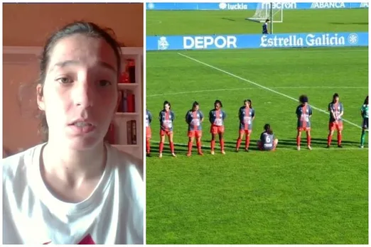 Spanish Female Footballer Paula Dapena