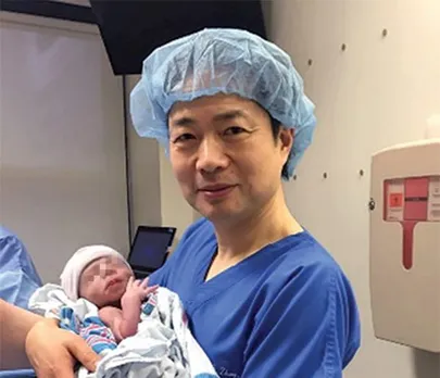 Baby born with three parent technique