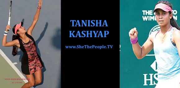 Making the Wimbledon cut is 14-year old Indian, Tanisha Kashyap from Assam