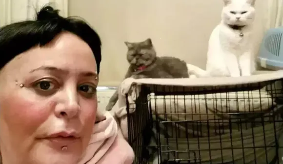 Woman Skips Meals to Feed 6 Cats
