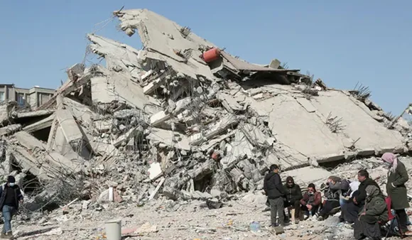 earthquake hits Turkey, Woman Rescued From Rubble In Turkey