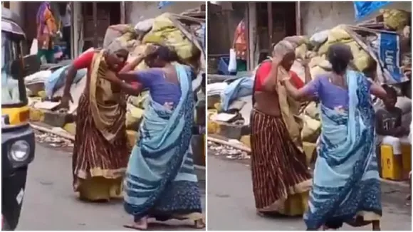 old women dancing Piya Tu