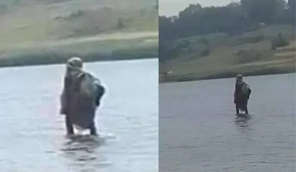 Woman Mistaken As Goddess At Narmada River
