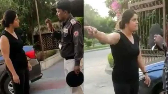 woman abuses security guard, Noida Woman Granted Bail