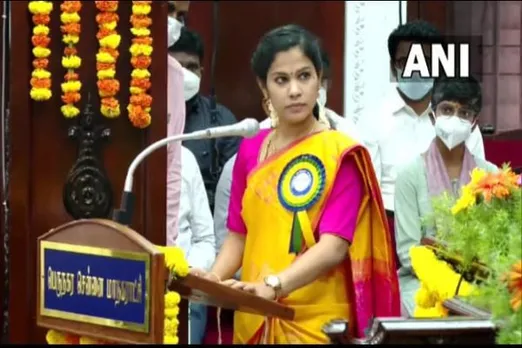 Woman Dalit Mayor R Priya, greater chennai corporation woman dalit mayor