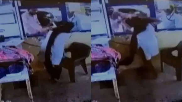 Man Slaps Female Toll Booth Worker