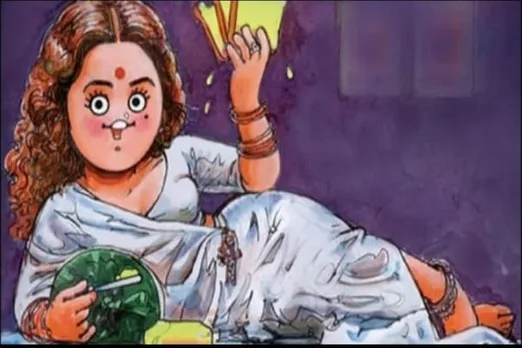 Amul Gangubai Kathiawadi Cartoon