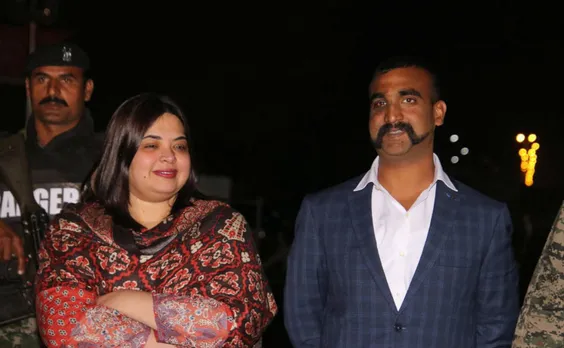woman accompanied Abhinandan
