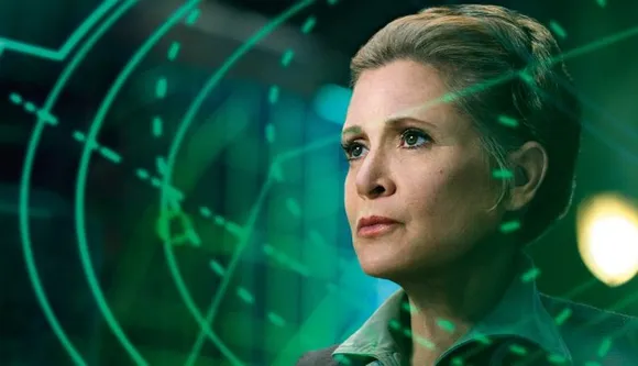 Carrie Fisher Back Leia