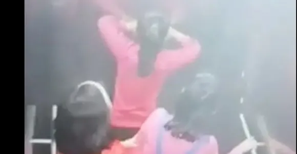 Ghaziabad Girls Stuck In Elevator
