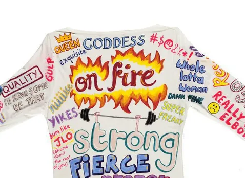 Jojo Oldham's dress helps women reclaim the power words had on her body