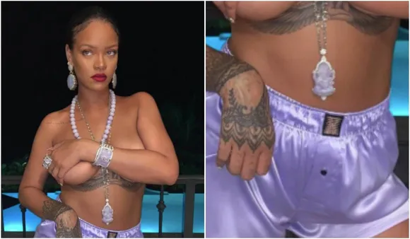 Rihanna's Ganesha Pendant, Rihanna-ganesha pendant controversy, Rihanna Ganesha Neckpiece, Rihanna's ganesha pendant