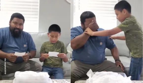 Viral Video Of Woman Revealing Pregnancy To Husband And Son Is Heartening