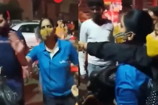 Delhi Woman Thrashes Cab Driver