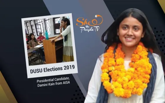 DUSU President Candidate Damini Kain