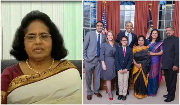 Saroja Varghese ,maju varghese mother