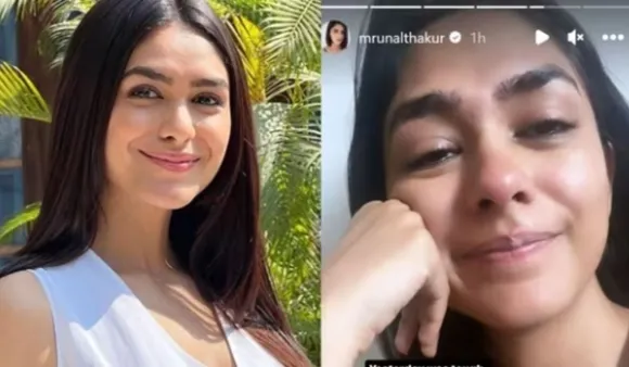 Mrunal Thakur Shares Crying Photo