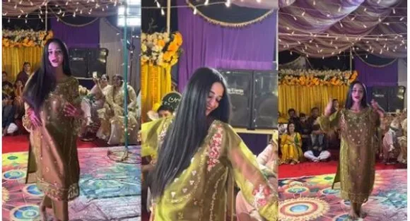 Pakistani Woman Dance on Lataji's Song