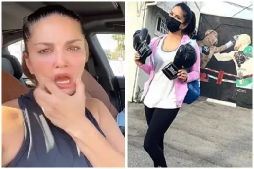 Sunny Leone boxing