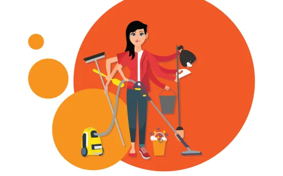 Woman Hires A Helper