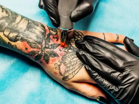 getting tattoos