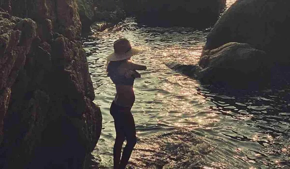 Lisa Haydon Flaunts Baby Bump