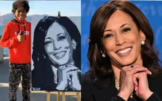Kamala Harris Calls Teen Artist Tyler Gordon