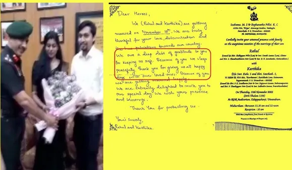 Kerala Couple Invites Indian Army